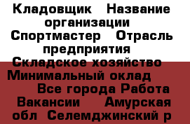 Кладовщик › Название организации ­ Спортмастер › Отрасль предприятия ­ Складское хозяйство › Минимальный оклад ­ 26 000 - Все города Работа » Вакансии   . Амурская обл.,Селемджинский р-н